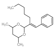 1,3-Dioxane,4,6-dimethyl-2-[1-(phenylmethylene)hexyl]- picture