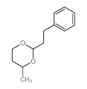 4-methyl-2-phenethyl-1,3-dioxane Structure