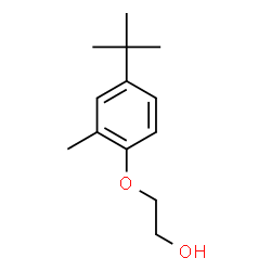 2-[4-(1,1-Dimethylethyl)-2-methylphenoxy]ethanol Structure