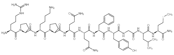 (TYR8)-SUBSTANCE P结构式