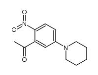 2'-nitro-5'-(piperidin-1-yl)acetophenone Structure