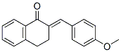 (2E)-2-[(4-methoxyphenyl)methylidene]tetralin-1-one结构式