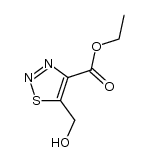 5-hydroxymethyl-[1,2,3]thiadiazole-4-carboxylic acid ethyl ester Structure