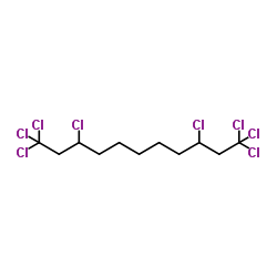 1,1,1,3,9,11,11,11-Octachloroundecane Structure