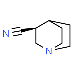 1-Azabicyclo[2.2.2]octane-3-carbonitrile,(3S)-(9CI) structure