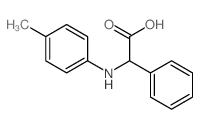 2-[(4-methylphenyl)amino]-2-phenyl-acetic acid Structure