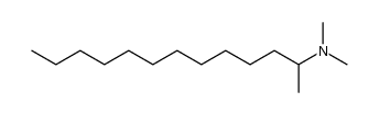 (1-methyldodecyl)dimethylamine Structure