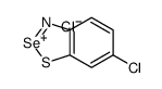 6-chloro-1,2,3-benzothiaselenazol-2-ium,chloride结构式