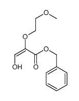 benzyl 3-hydroxy-2-(2-methoxyethoxy)prop-2-enoate Structure