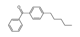 4-pentyl-benzophenone Structure