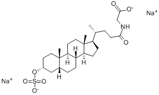 Glycolithocholic acid 3-sulfate disodium Structure