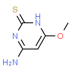 2(1H)-Pyrimidinethione,6-amino-4-methoxy- (9CI) Structure