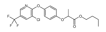 butyl 2-[4-[3-chloro-5-(trifluoromethyl)pyridin-2-yl]oxyphenoxy]propanoate Structure