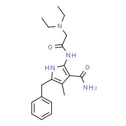 benzylcarbamyllidocaine structure