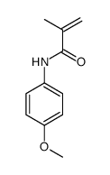 N-(4-METHOXY-PHENYL)-2-METHYL-ACRYLAMIDE Structure