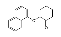 2-(1-Naphtyloxy)-1-cyclohexanone structure