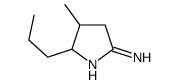 2H-Pyrrol-5-amine,3,4-dihydro-3-methyl-2-propyl-(9CI)结构式