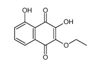 2-ethoxy-3,5-dihydroxynaphthalene-1,4-dione结构式