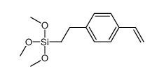 2-(4-ethenylphenyl)ethyl-trimethoxysilane Structure