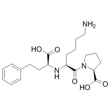 赖诺普利结构式