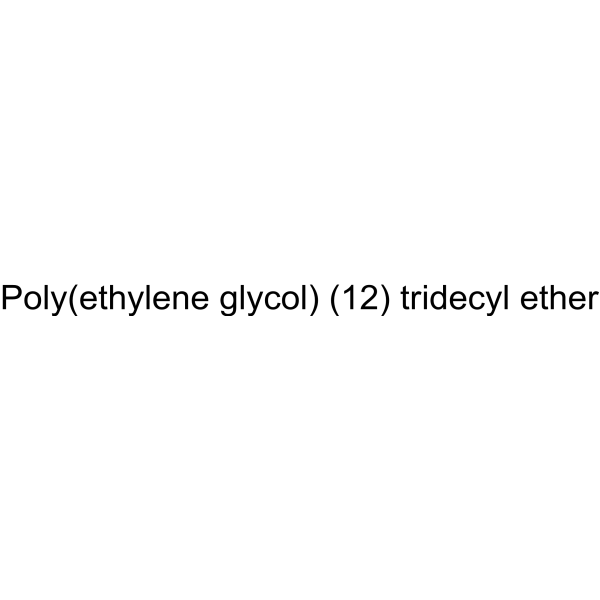 Poly(ethylene glycol) (12) tridecyl ether Structure