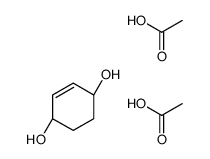 acetic acid,(1S,4R)-cyclohex-2-ene-1,4-diol Structure