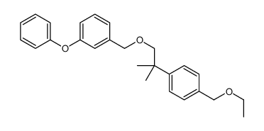 1-((2-(4-(Ethoxymethyl)phenyl)-2-methylpropoxy)methyl)-3-phenoxybenzen e结构式