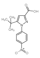 5-叔丁基-1-(4-硝基苯基)-1H-吡唑-3-羧酸图片