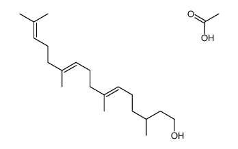 acetic acid,3,7,11,15-tetramethylhexadeca-6,10,14-trien-1-ol结构式