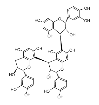 (-)-EC-4β->6-(-)-EC-4β->8-(+)-C结构式