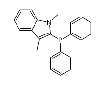 (1,3-dimethylindol-2-yl)-diphenylphosphane Structure