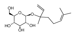 linalool 3-O-β-D-glucopyranoside结构式