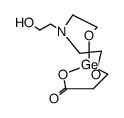 1,6,12-trioxa-9-aza-9-(2-hydroxyethyl)-5-germa-spiro{4.7}dodecanone-2 Structure