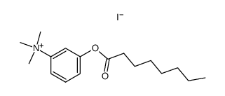 3-octanoyloxy-N-trimethylanilinium iodide Structure