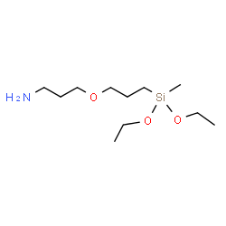 3-[3-(diethoxymethylsilyl)propoxy]propylamine结构式