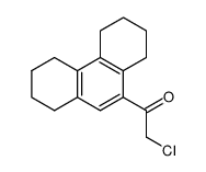 2-chloro-1-(1,2,3,4,5,6,7,8-octahydro-[9]phenanthryl)-ethanone结构式