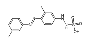 N'-(3-methyl-4-m-tolylazo-phenyl)-hydrazine-sulfonic acid结构式