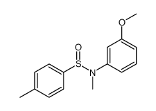 N-(3-methoxyphenyl)-N,4-dimethylbenzenesulfinamide Structure