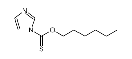 1H-Imidazole-1-carbothioic acid, O-hexyl ester Structure