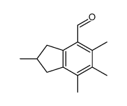 2,5,6,7-tetramethyl-2,3-dihydro-1H-indene-4-carbaldehyde Structure