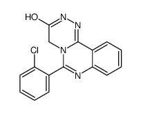 6-(2-chlorophenyl)-2,4-dihydro-[1,2,4]triazino[4,3-c]quinazolin-3-one Structure