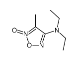 N,N-diethyl-4-methyl-5-oxido-1,2,5-oxadiazol-5-ium-3-amine结构式