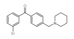 3-BROMO-4'-PIPERIDINOMETHYL BENZOPHENONE picture