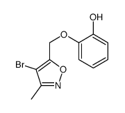 2-[(4-bromo-3-methyl-1,2-oxazol-5-yl)methoxy]phenol Structure