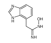 4-Benzimidazoleacetamidoxime(7CI) Structure