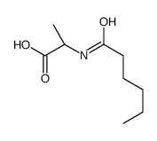 (2S)-2-(hexanoylamino)propanoic acid结构式