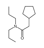 2-cyclopentyl-N,N-dipropylacetamide结构式