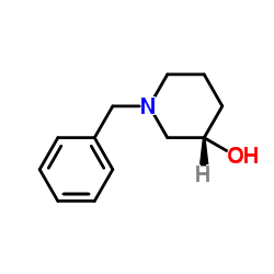 (3S)-1-Benzyl-3-piperidinol Structure