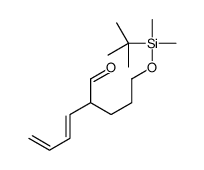 2-[3-[tert-butyl(dimethyl)silyl]oxypropyl]hexa-3,5-dienal Structure