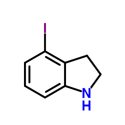 4-碘吲哚啉结构式
